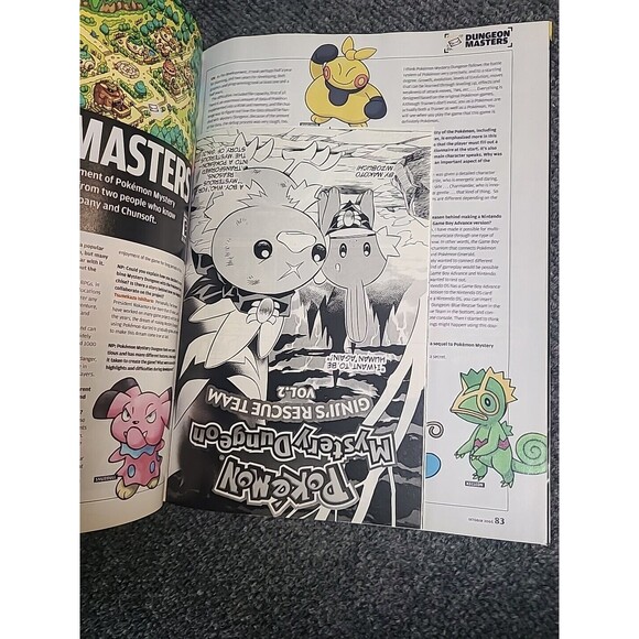 Nintendo Power Magazine Volume 208 October 2006 Final Fantasy III Pokemon Poster - Picture 8 of 9